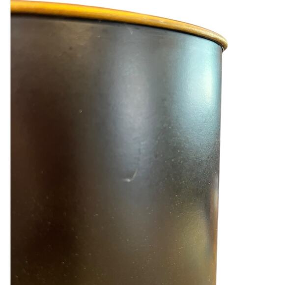 Hollywood Regency MCM Wall Sconce Lamp Gold & Black w Black Shade Tested EUC - Picture 12 of 14